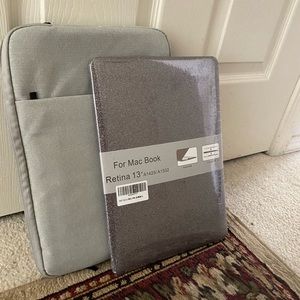 Bundle Sleeve Carry Bag With Cover Case For Macbook Retina 13 A1425 / A1502
